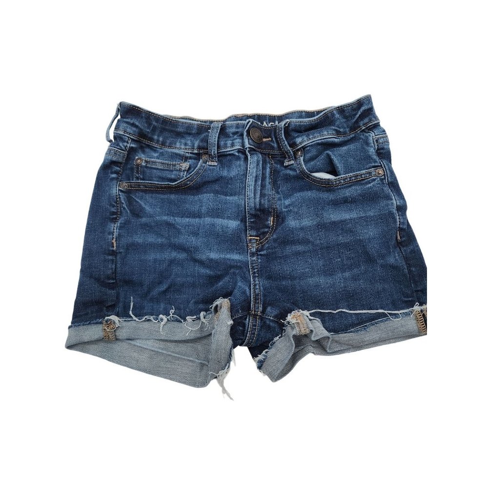 American Eagle Hi Rise Shortie Jean shorts womens size 4